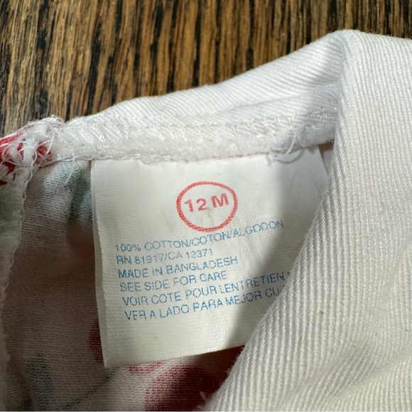 Vintage baby/toddler cherry overalls size 12M - Picture 3 of 7